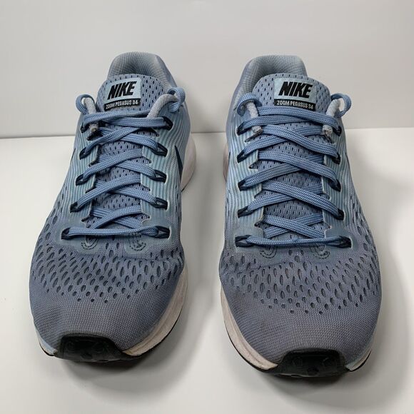 Nike Women's Size 8 Air Zoom Pegasus 34 Flywire Running Shoes 880560-400 Gray - Picture 2 of 10
